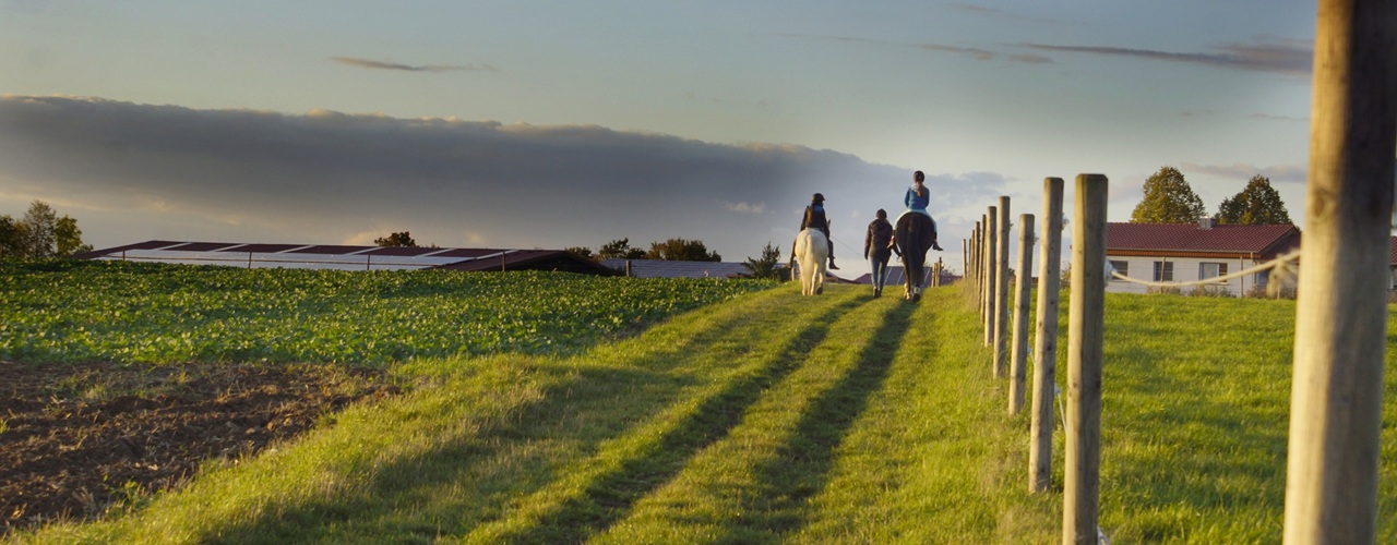 Ausritt mit unseren Ponys