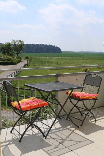 Balkon mit toller Aussicht
